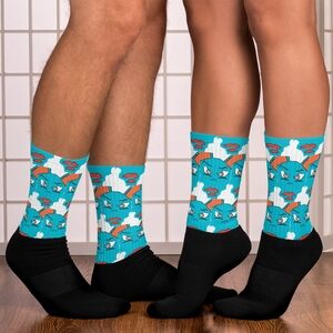 zomBÉ Art Original Style Socks, Comfortable enchanted socks ✨️ ♥️  SkyCat